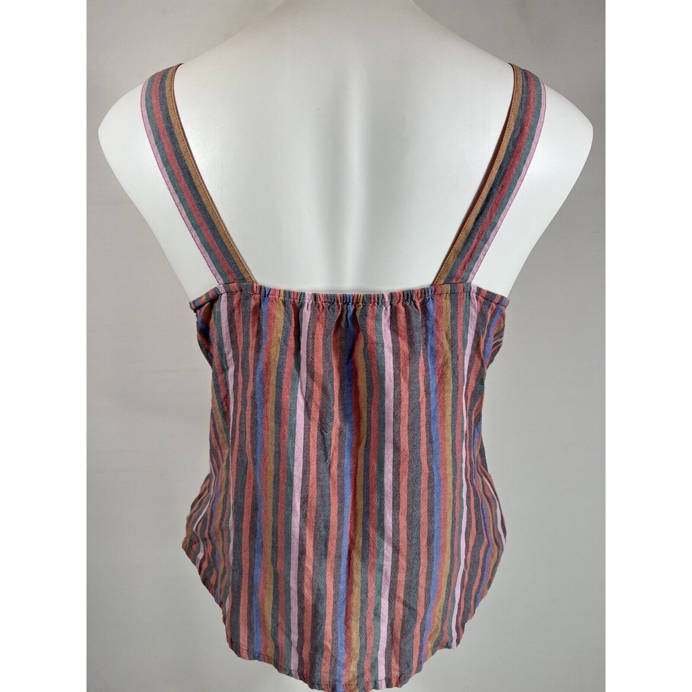 Madewell Halter Tank Striped Sleeveless Summer Minimal Chic - Picture 3 of 12